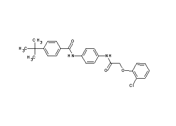 4-tert-butyl-N-(4-{[(2-chlorophenoxy)acetyl]amino}phenyl)benzamide