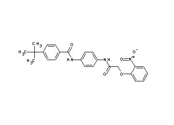 4-tert-butyl-N-(4-{[(2-nitrophenoxy)acetyl]amino}phenyl)benzamide