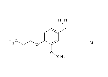 (3-methoxy-4-propoxybenzyl)amine hydrochloride