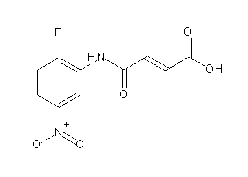 4-[(2-fluoro-5-nitrophenyl)amino]-4-oxo-2-butenoic acid