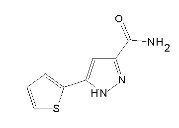 5-(2-thienyl)-1H-pyrazole-3-carboxamide