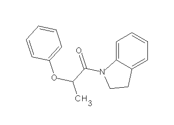 1-(2-phenoxypropanoyl)indoline