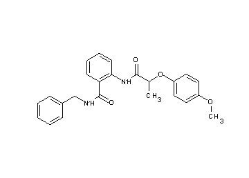 N-benzyl-2-{[2-(4-methoxyphenoxy)propanoyl]amino}benzamide - Click Image to Close