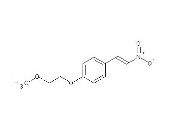 1-(2-methoxyethoxy)-4-(2-nitrovinyl)benzene