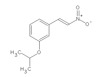 1-isopropoxy-3-(2-nitrovinyl)benzene 1-isopropoxy-3-(2-nitrovinyl)benzene