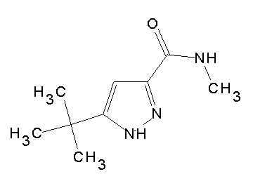 5-tert-butyl-N-methyl-1H-pyrazole-3-carboxamide - Click Image to Close