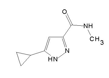 5-cyclopropyl-N-methyl-1H-pyrazole-3-carboxamide