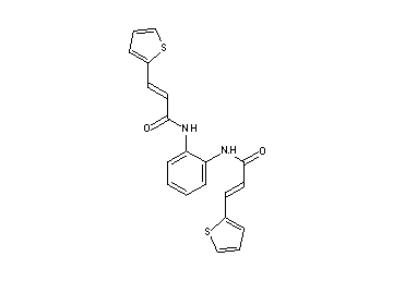 N,N'-1,2-phenylenebis[3-(2-thienyl)acrylamide]