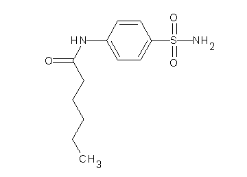 N-[4-(aminosulfonyl)phenyl]hexanamide