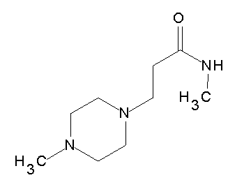 N-methyl-3-(4-methyl-1-piperazinyl)propanamide