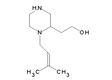 2-[1-(3-methyl-2-buten-1-yl)-2-piperazinyl]ethanol