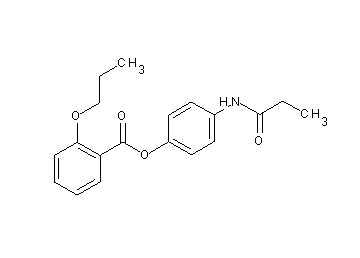 4-(propionylamino)phenyl 2-propoxybenzoate