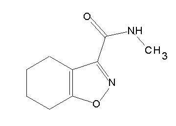 N-methyl-4,5,6,7-tetrahydro-1,2-benzisoxazole-3-carboxamide