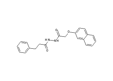 N'-[(2-naphthyloxy)acetyl]-3-phenylpropanohydrazide - Click Image to Close