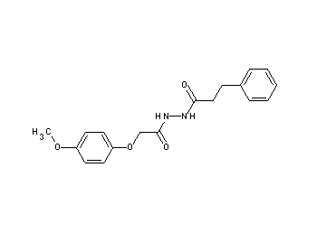 N'-[(4-methoxyphenoxy)acetyl]-3-phenylpropanohydrazide