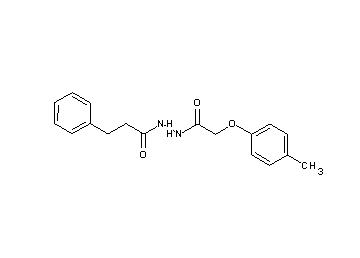 N'-[(4-methylphenoxy)acetyl]-3-phenylpropanohydrazide