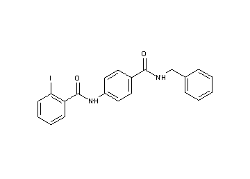 N-{4-[(benzylamino)carbonyl]phenyl}-2-iodobenzamide