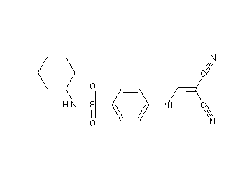 N-cyclohexyl-4-[(2,2-dicyanovinyl)amino]benzenesulfonamide - Click Image to Close