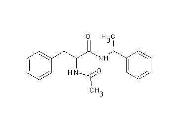 N-acetyl-N-(1-phenylethyl)phenylalaninamide