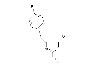 4-(4-fluorobenzylidene)-2-methyl-1,3-oxazol-5(4H)-one
