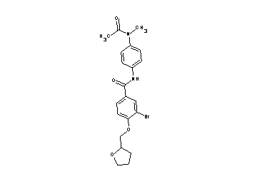 N-{4-[acetyl(methyl)amino]phenyl}-3-bromo-4-(tetrahydro-2-furanylmethoxy)benzamide - Click Image to Close
