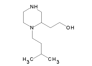 2-[1-(3-methylbutyl)-2-piperazinyl]ethanol