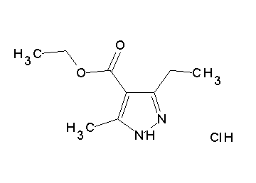 ethyl 3-ethyl-5-methyl-1H-pyrazole-4-carboxylate hydrochloride