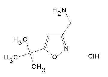 [(5-tert-butyl-3-isoxazolyl)methyl]amine hydrochloride - Click Image to Close