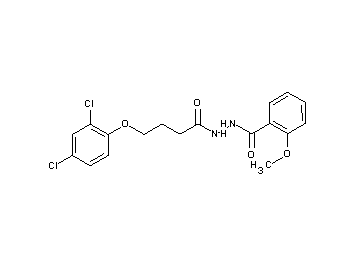 N'-[4-(2,4-dichlorophenoxy)butanoyl]-2-methoxybenzohydrazide