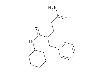 N3-benzyl-N3-[(cyclohexylamino)carbonyl]-b-alaninamide - Click Image to Close