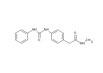 2-{4-[(anilinocarbonyl)amino]phenyl}-N-methylacetamide