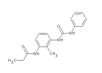N-{3-[(anilinocarbonyl)amino]-2-methylphenyl}propanamide