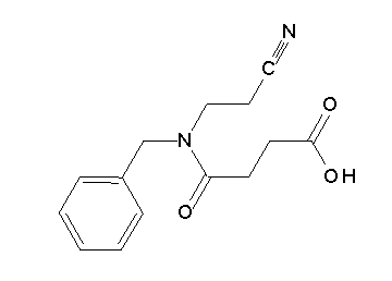 4-[benzyl(2-cyanoethyl)amino]-4-oxobutanoic acid