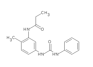 N-{5-[(anilinocarbonyl)amino]-2-methylphenyl}propanamide - Click Image to Close
