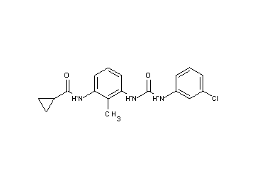 N-[3-({[(3-chlorophenyl)amino]carbonyl}amino)-2-methylphenyl]cyclopropanecarboxamide - Click Image to Close