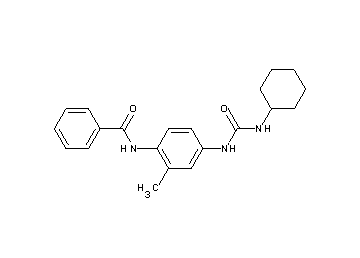 N-(4-{[(cyclohexylamino)carbonyl]amino}-2-methylphenyl)benzamide - Click Image to Close