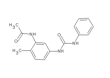 N-{5-[(anilinocarbonyl)amino]-2-methylphenyl}acetamide
