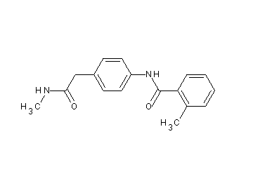 2-methyl-N-{4-[2-(methylamino)-2-oxoethyl]phenyl}benzamide - Click Image to Close