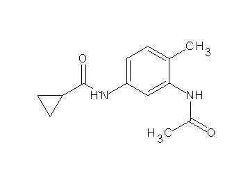 N-[3-(acetylamino)-4-methylphenyl]cyclopropanecarboxamide
