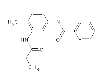 N-[4-methyl-3-(propionylamino)phenyl]benzamide - Click Image to Close