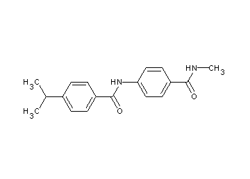 4-isopropyl-N-{4-[(methylamino)carbonyl]phenyl}benzamide