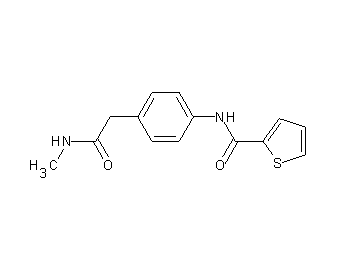 N-{4-[2-(methylamino)-2-oxoethyl]phenyl}-2-thiophenecarboxamide