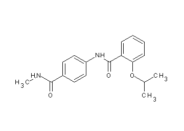 2-isopropoxy-N-{4-[(methylamino)carbonyl]phenyl}benzamide