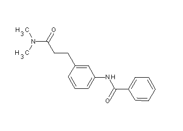 N-{3-[3-(dimethylamino)-3-oxopropyl]phenyl}benzamide