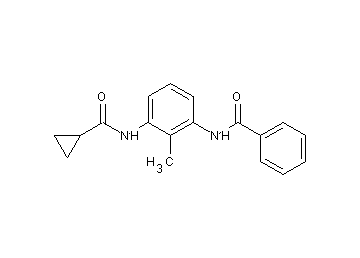 N-{3-[(cyclopropylcarbonyl)amino]-2-methylphenyl}benzamide - Click Image to Close
