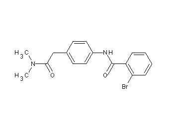 2-bromo-N-{4-[2-(dimethylamino)-2-oxoethyl]phenyl}benzamide - Click Image to Close