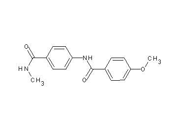 4-methoxy-N-{4-[(methylamino)carbonyl]phenyl}benzamide - Click Image to Close