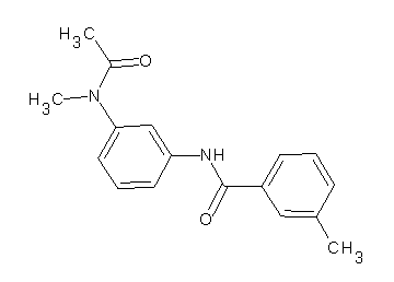 N-{3-[acetyl(methyl)amino]phenyl}-3-methylbenzamide - Click Image to Close