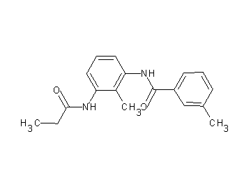 3-methyl-N-[2-methyl-3-(propionylamino)phenyl]benzamide