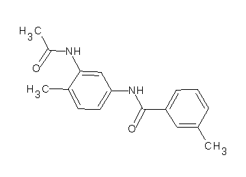 N-[3-(acetylamino)-4-methylphenyl]-3-methylbenzamide